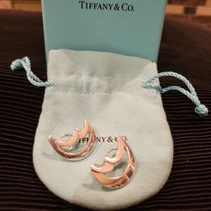 Tiffany & Co. Crescent Moon Earrings